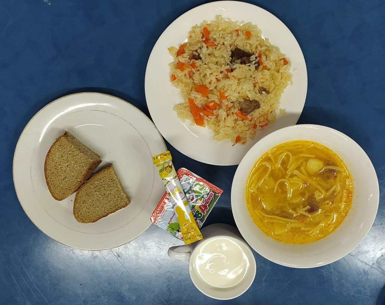 Ақпан айы 2-апта , 3-күн ас мәзірі. 2021-2022 оқу жылы.