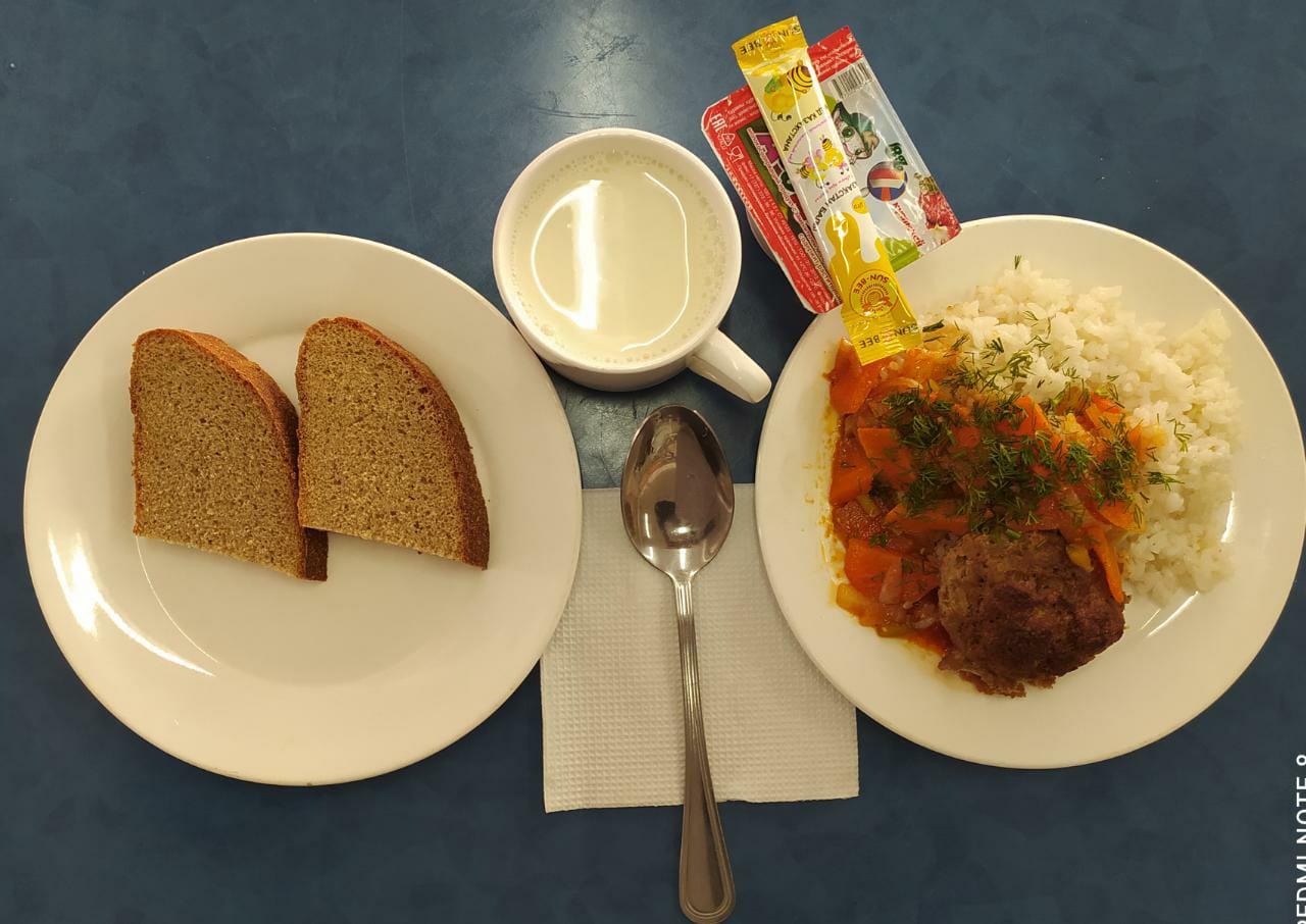 Ақпан айы 2-апта , 5-күн ас мәзірі. 2021-2022 оқу жылы.