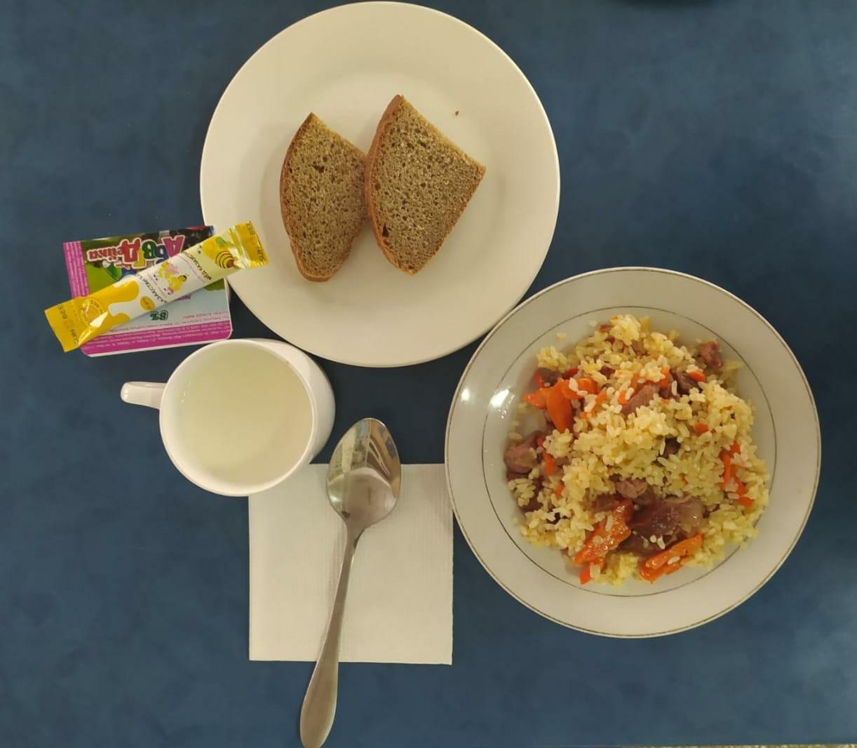 Ақпан айы 4-апта , 1-күн ас мәзірі. 2021-2022 оқу жылы.