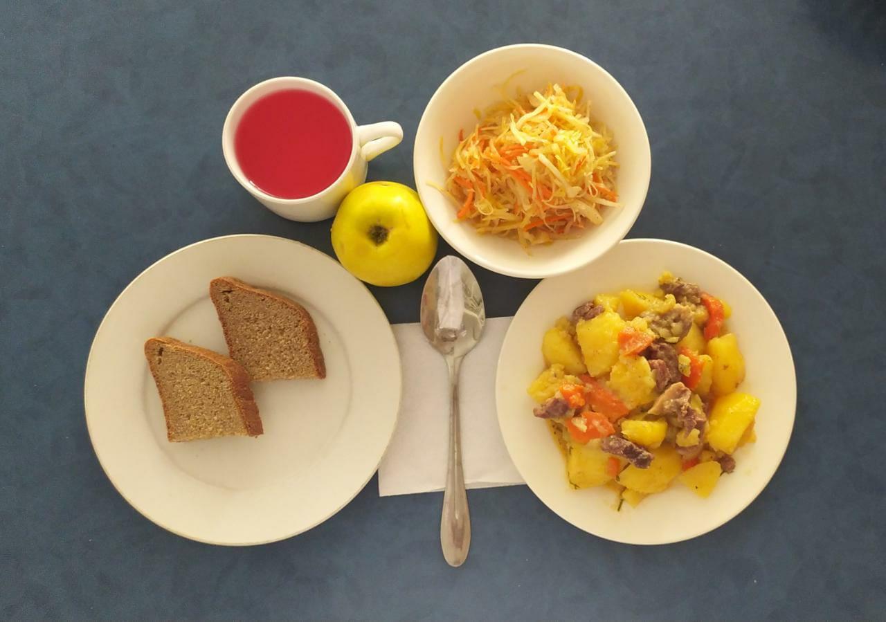 Сәуір айы 1-апта , 2-күн ас мәзірі. 2021-2022 оқу жылы.