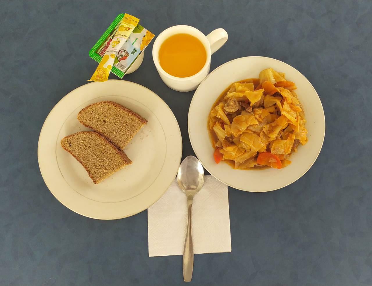 Сәуір айы 1-апта , 3-күн ас мәзірі. 2021-2022 оқу жылы.