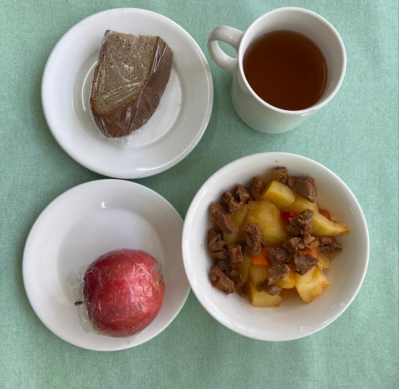 Қыркүйек айы  3-апта , 2-күн ас мәзірі. 2022-2023 оқу жылы.