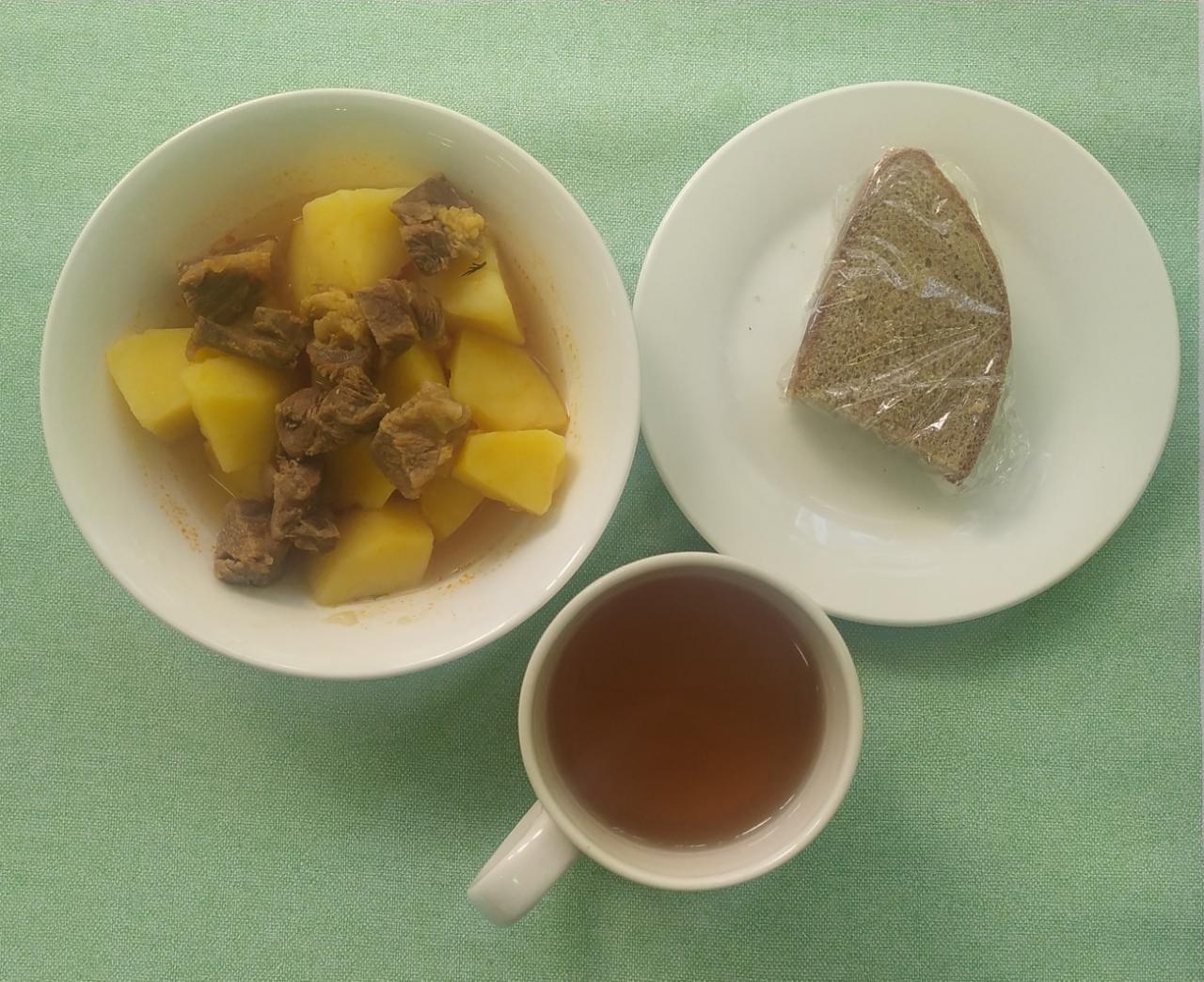 Қазан айы 1-апта, 2-күн ас мәзірі. 2022-2023 оқу жылы.