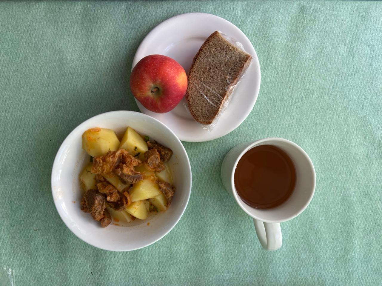 Қазан айы 3-апта,2-күн ас мәзірі. 2022-2023 оқу жылы.