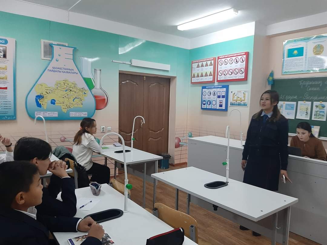 Ювиналды полициямен бірлескен профилактикалық жұмыс