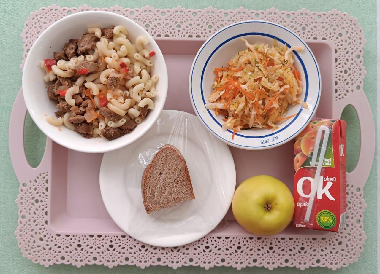 Қаңтар айы 4-апта 1-күн ас мәзірі. 2022-2023 оқу жылы