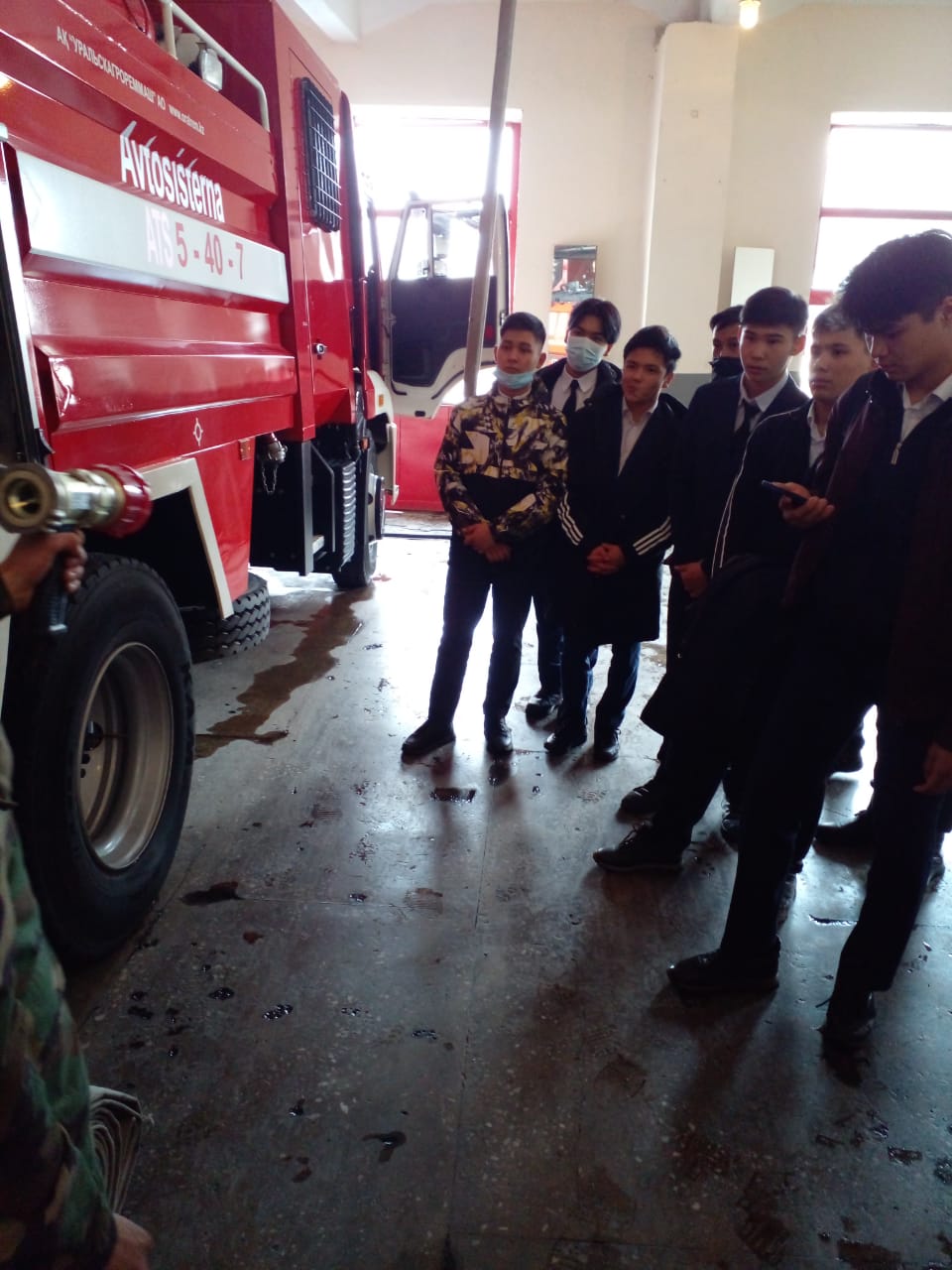 Өрт сөндіру техникаларымен танысу